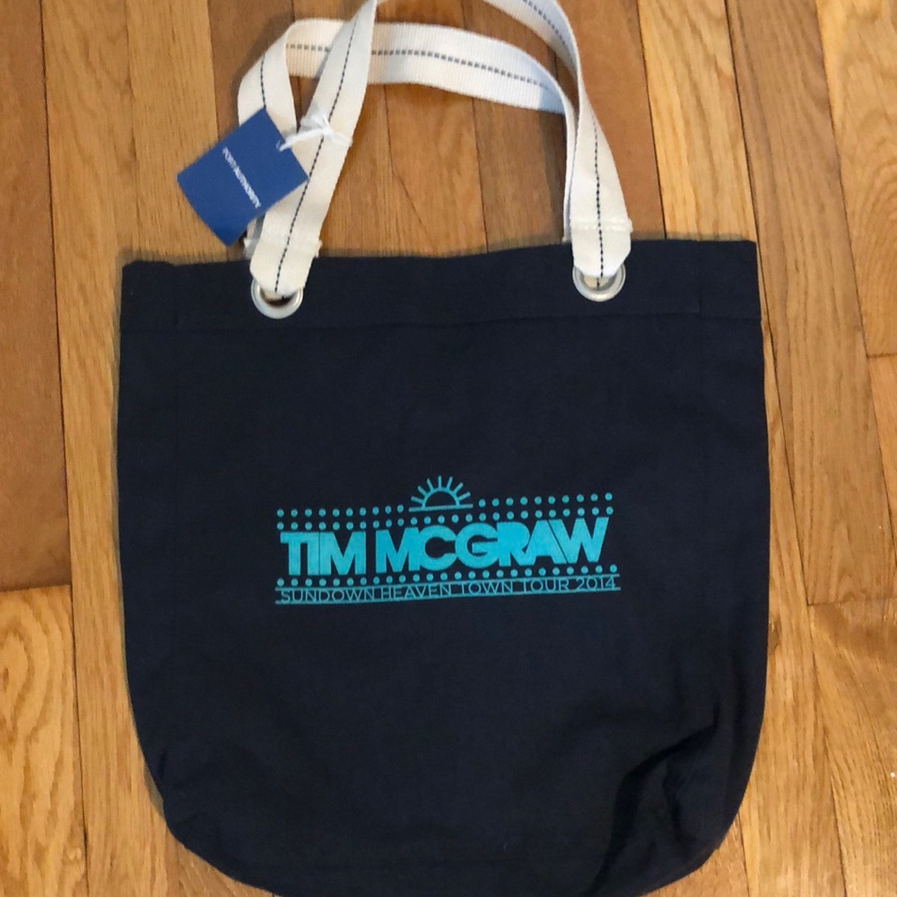 NWT Tim McGraw Sundown Heaven Town Tour 2014 Tote Bag